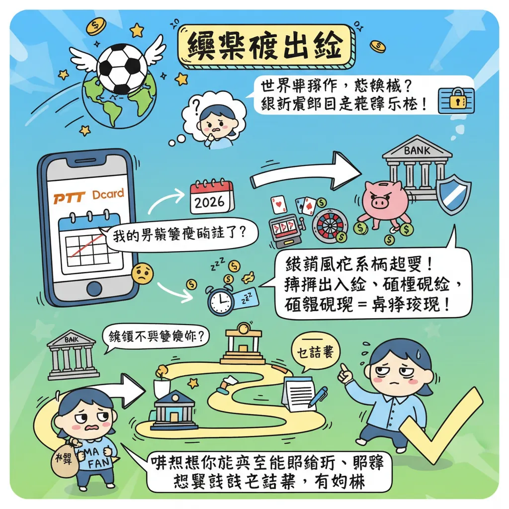 世界盃後想換現金？娛樂城出金銀行帳戶警示
